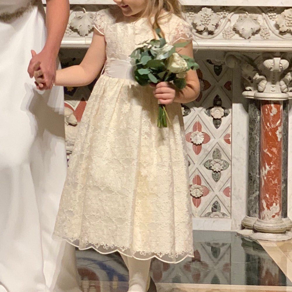 LVLI Neiman Marcus white lace dress